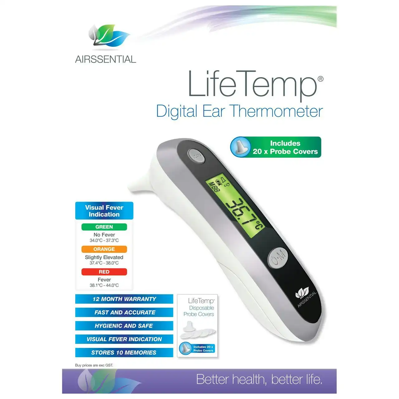 LifeTemp Digital Ear Thermometer