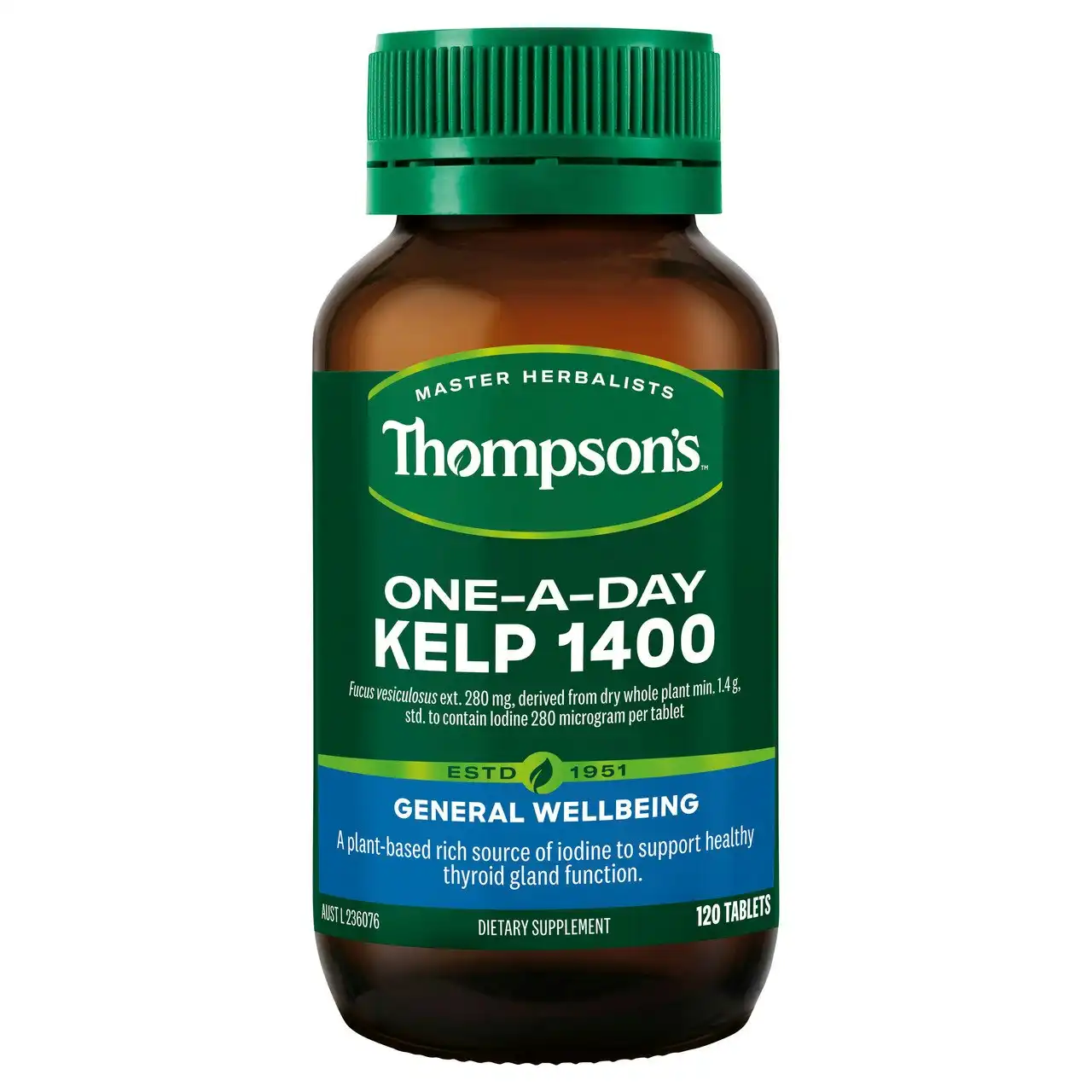 Thompson's One-a-day Kelp 1400 120 tablets