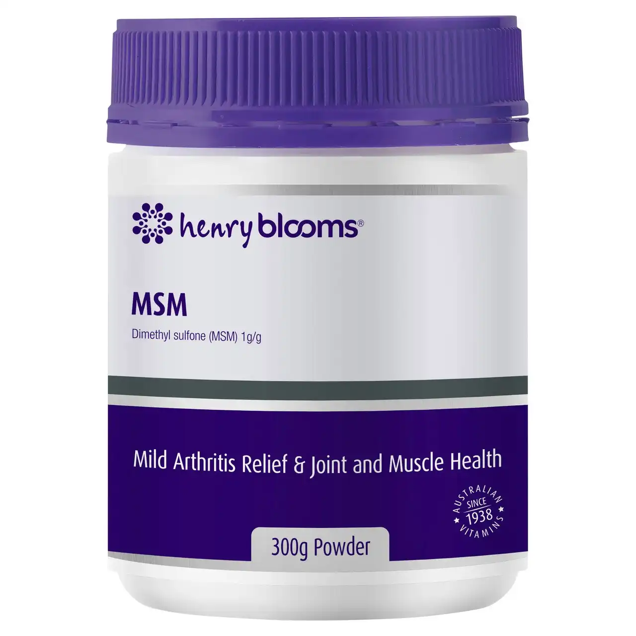 Henry Blooms MSM 300g Powder
