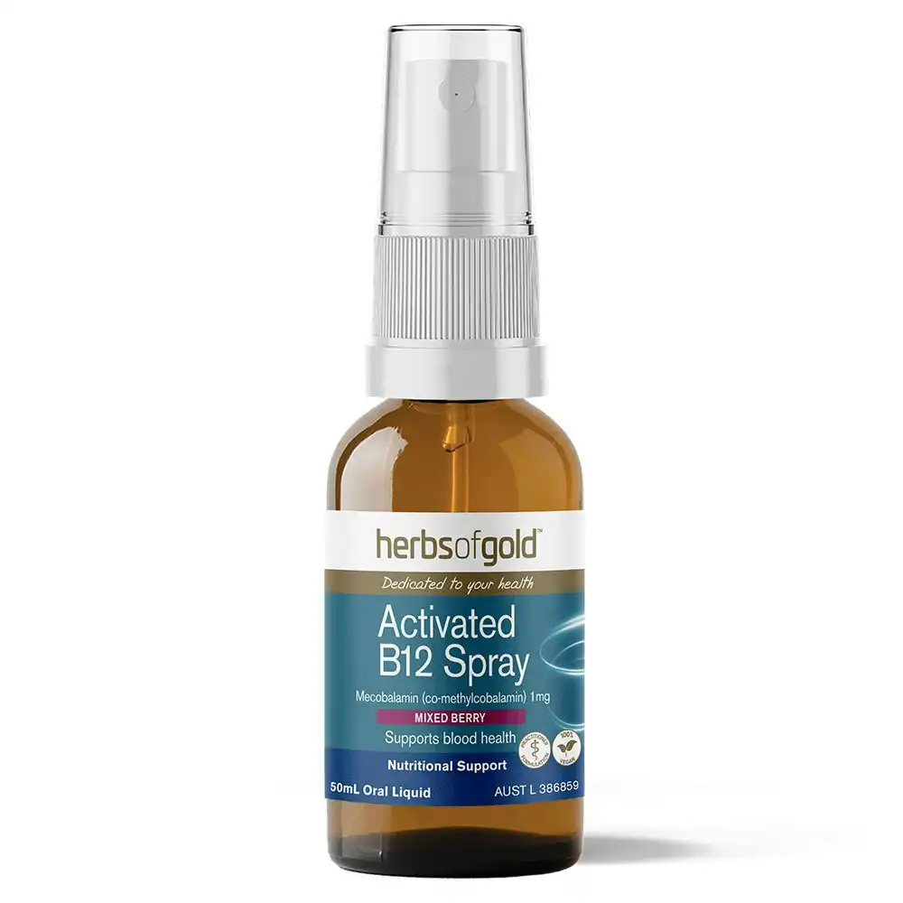 Herbs Of Gold Activated B12 Spray 50ml
