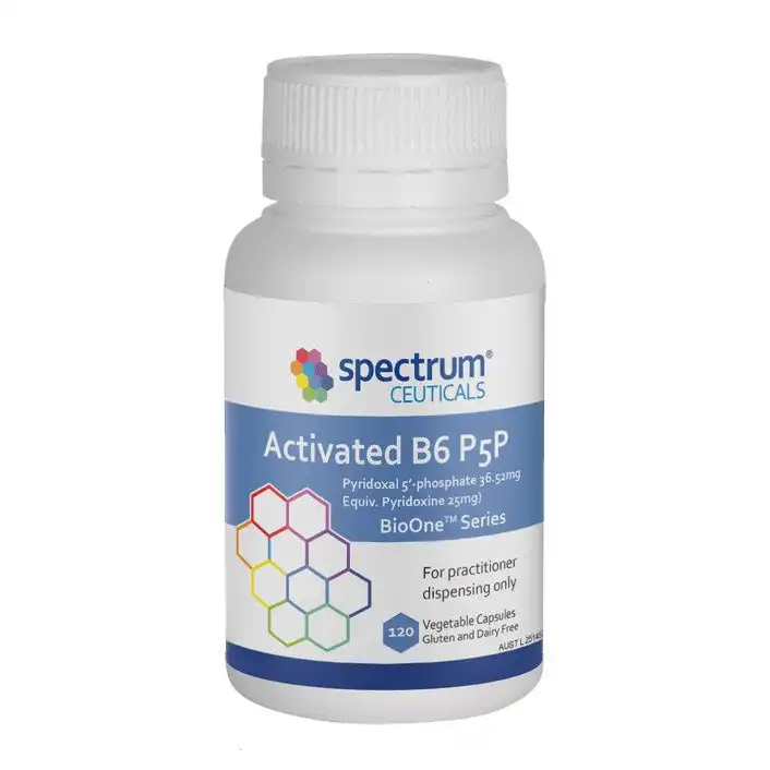 Spectrumceuticals Activated B6 P5P 120 Capsules