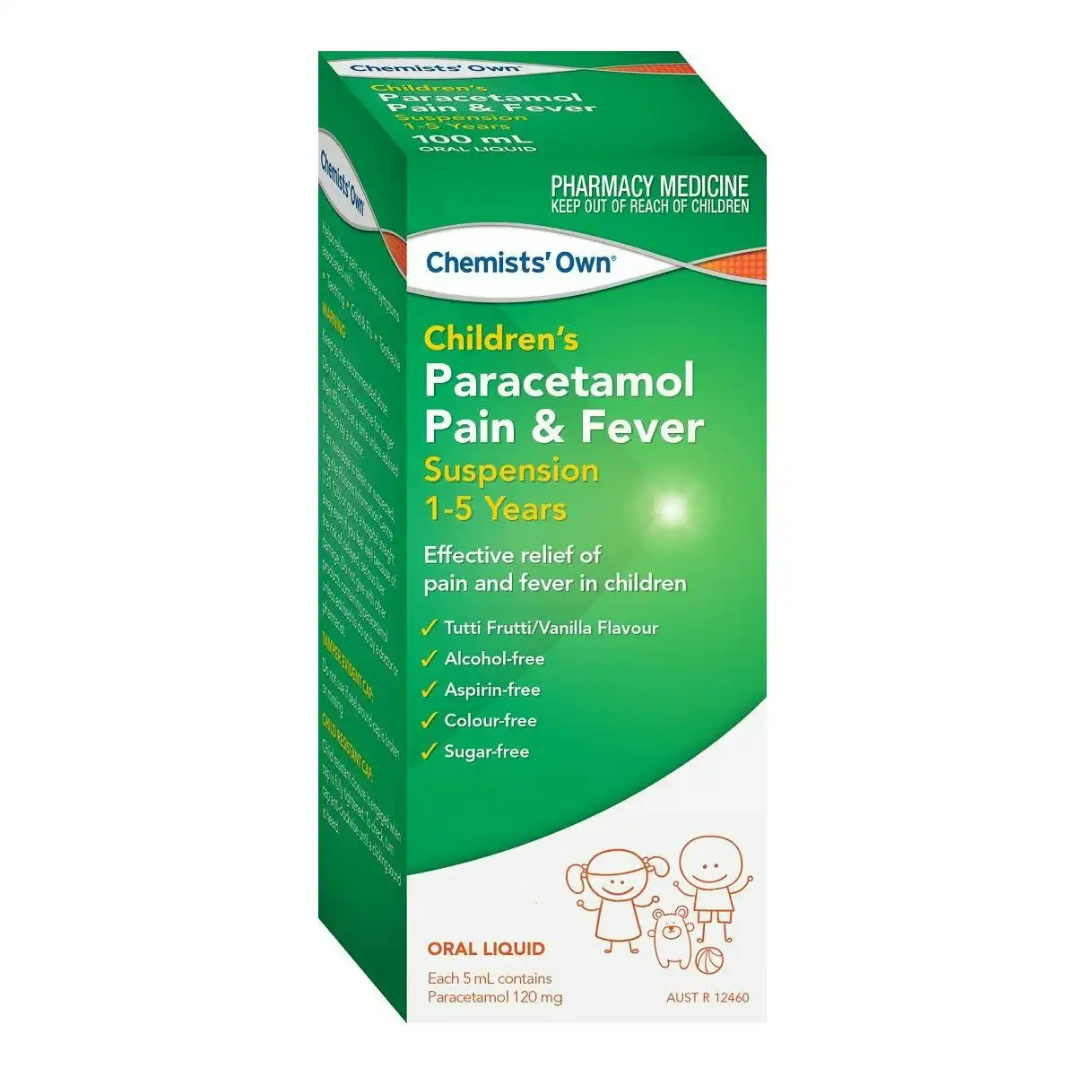 Chemists Own Children's Paracetamol Pain & Fever 1-5 Years 200ml