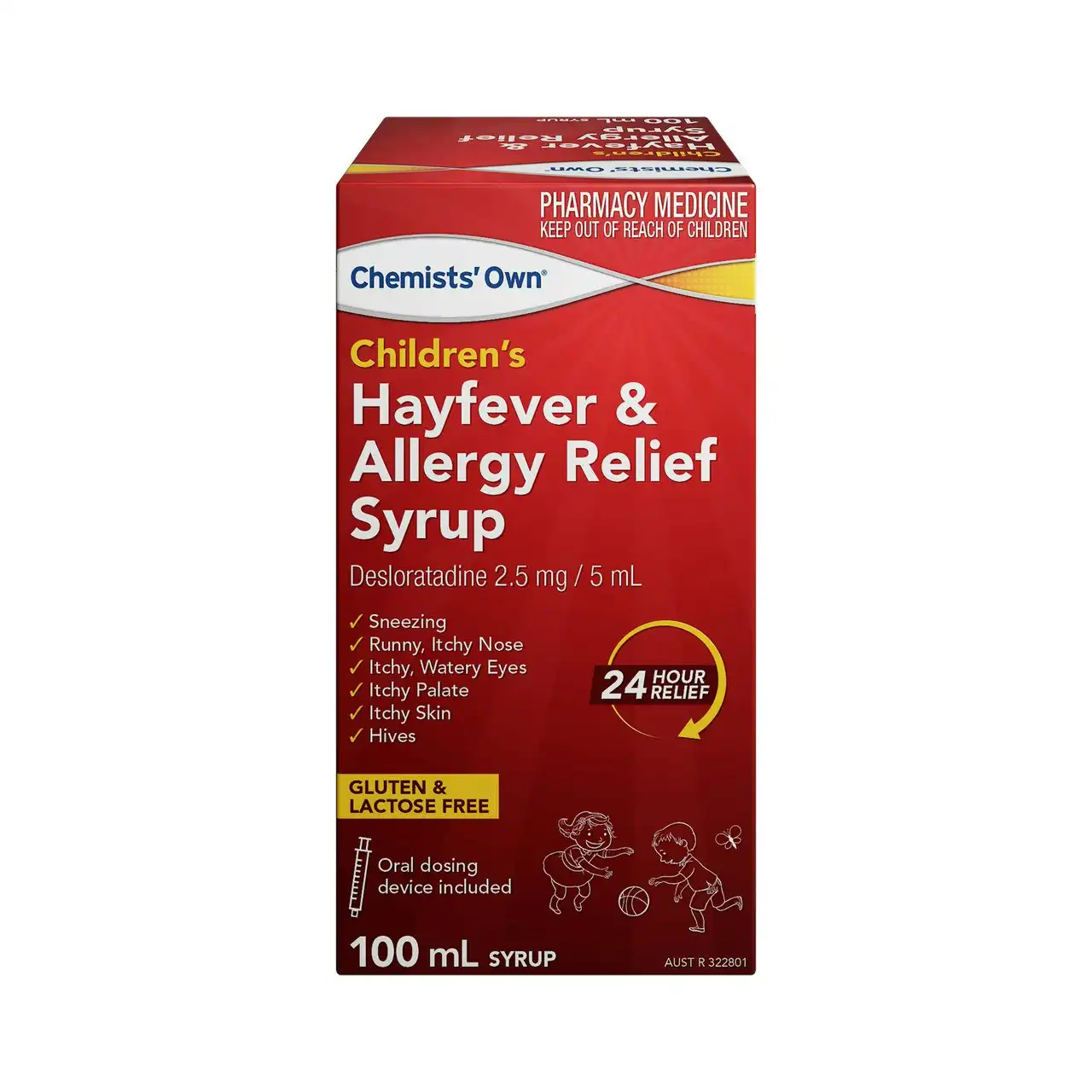 Chemists Own Children's Hayfever & Allergy Relief Syrup 100ml
