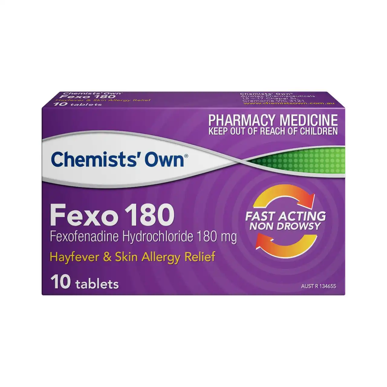 Chemists Own Fexo 180 Tablets 10