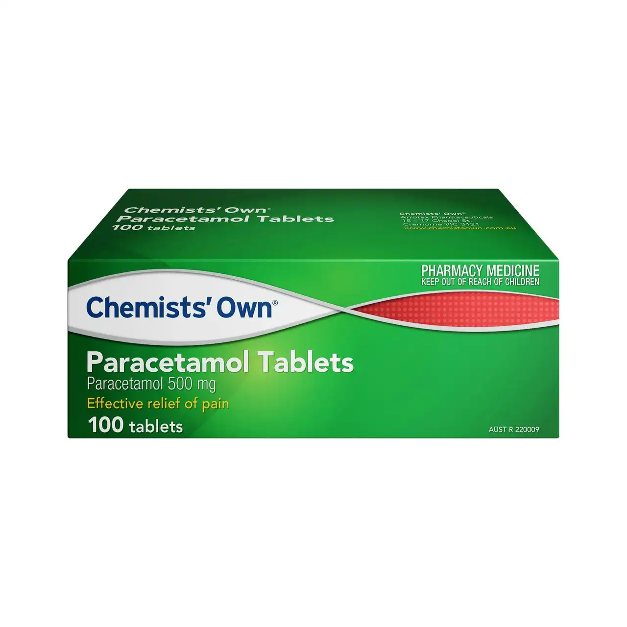 Chemists Own Paracetamol Tablets 100