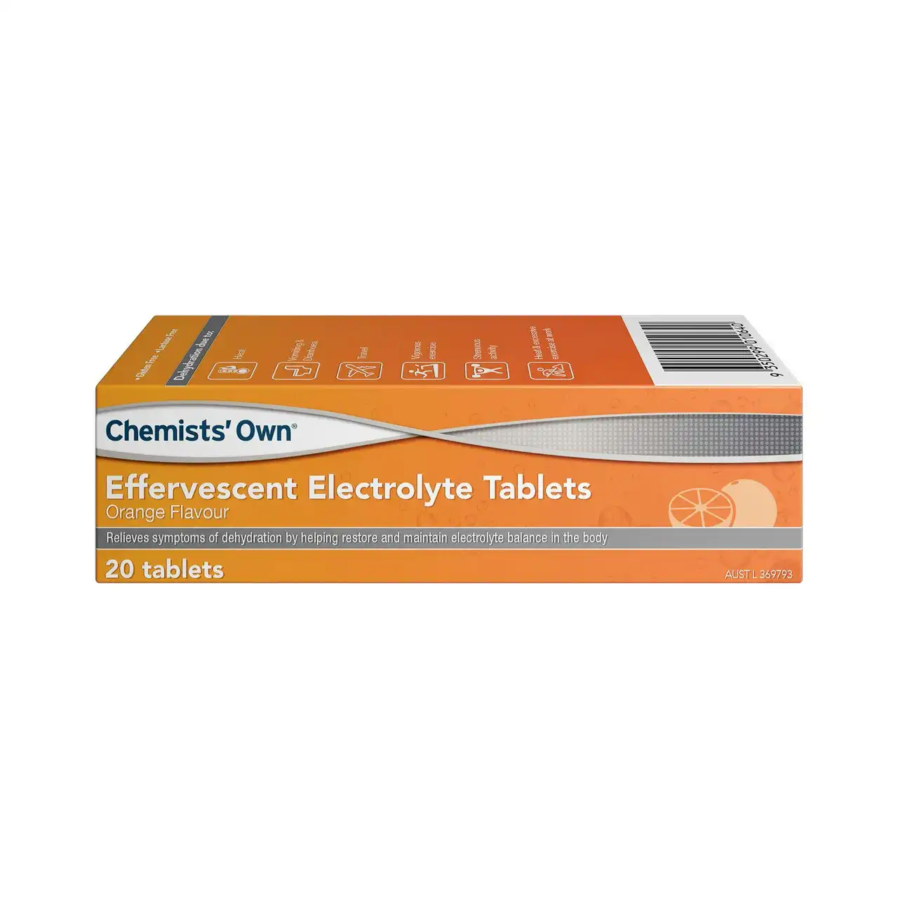 Chemists Own Effervesecent Electrolyte Tablets Orange 20