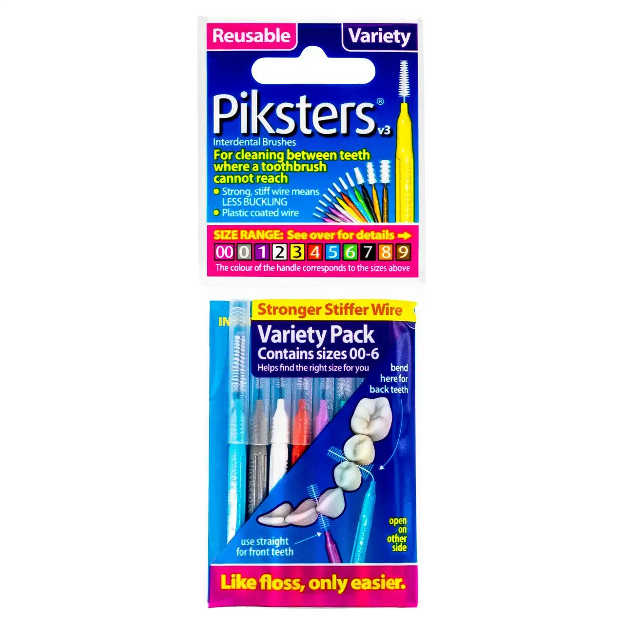 Piksters(R) Interdental Brushes Variety 8pk