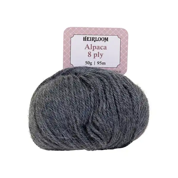 Heirloom 8ply Crochet & Knitting Yarn, 50g Alpaca Yarn