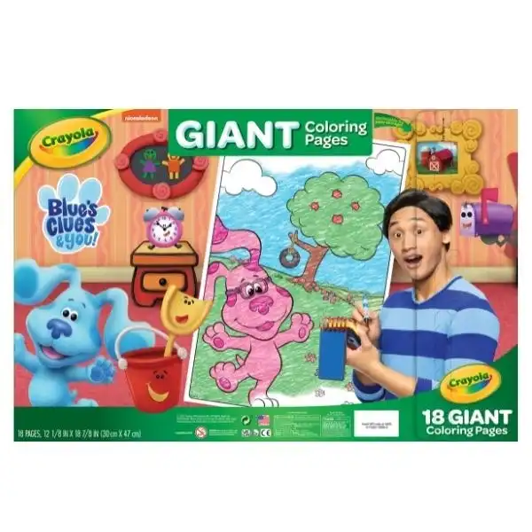 Crayola Giant Coloring Pages, Nickelodeon Blues Clues (FLDP)