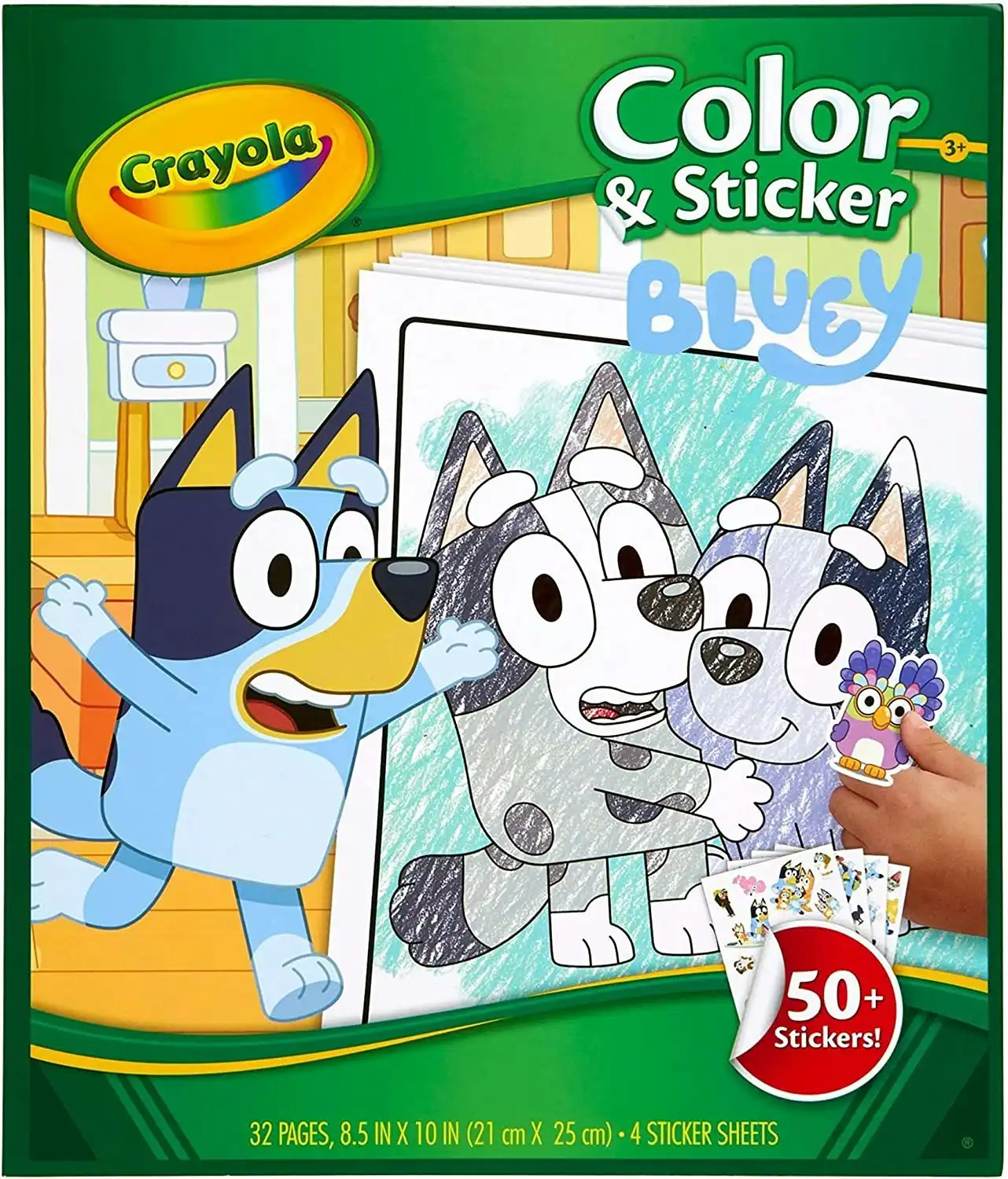 Crayola Bluey Color & Sticker Book