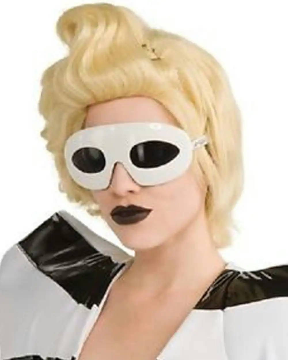 Lady Gaga White Retro Glasses