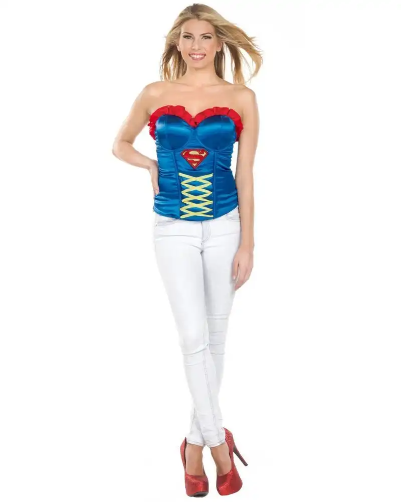 Supergirl Corset Bustier Womens Costume Kit