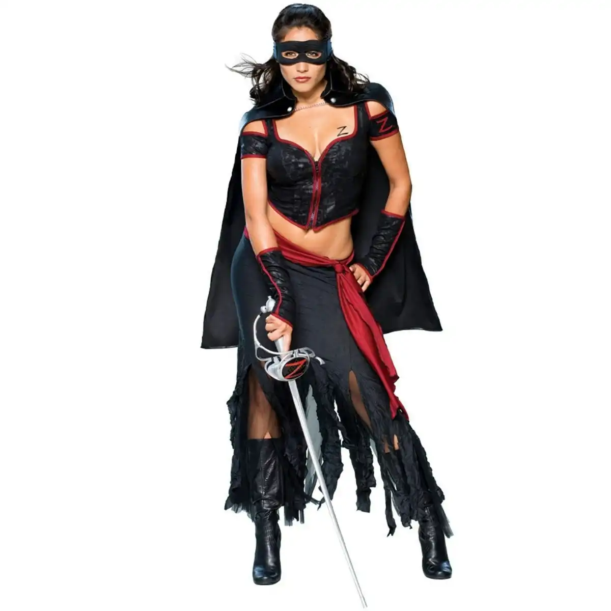 Lady Zorro Long Womens Costume