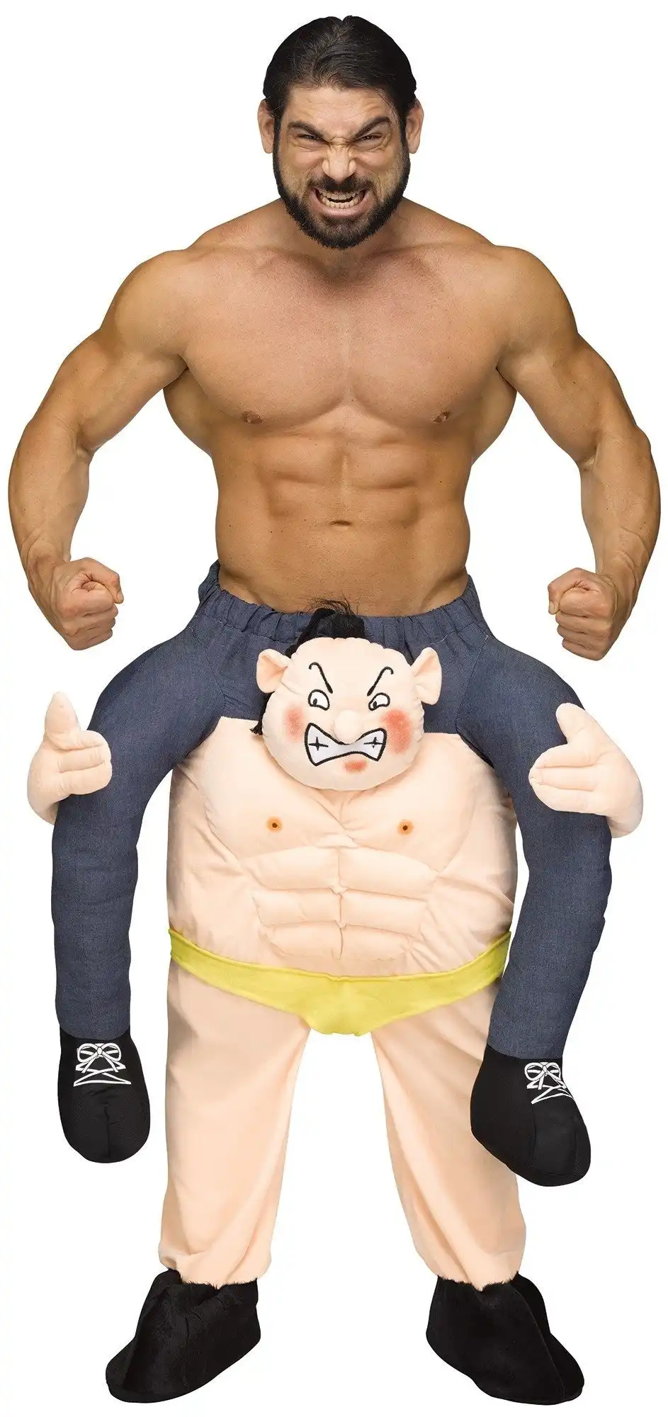 Carry Me Weightlifter Piggyback Costume