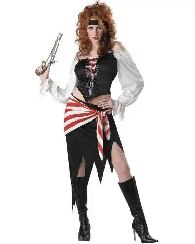 Ruby Pirate Beauty Womens Costume