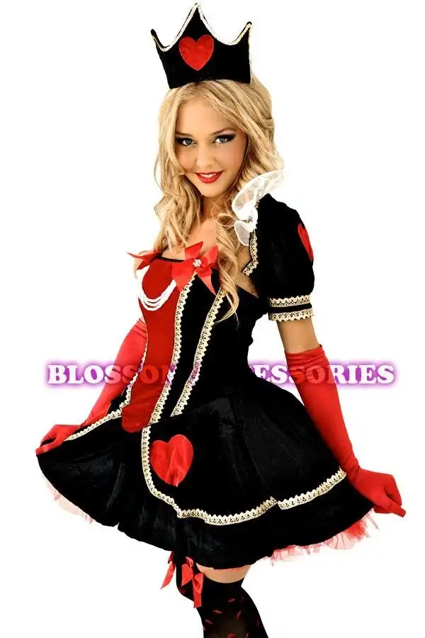 Deluxe Red Queen of Hearts Womens Costume