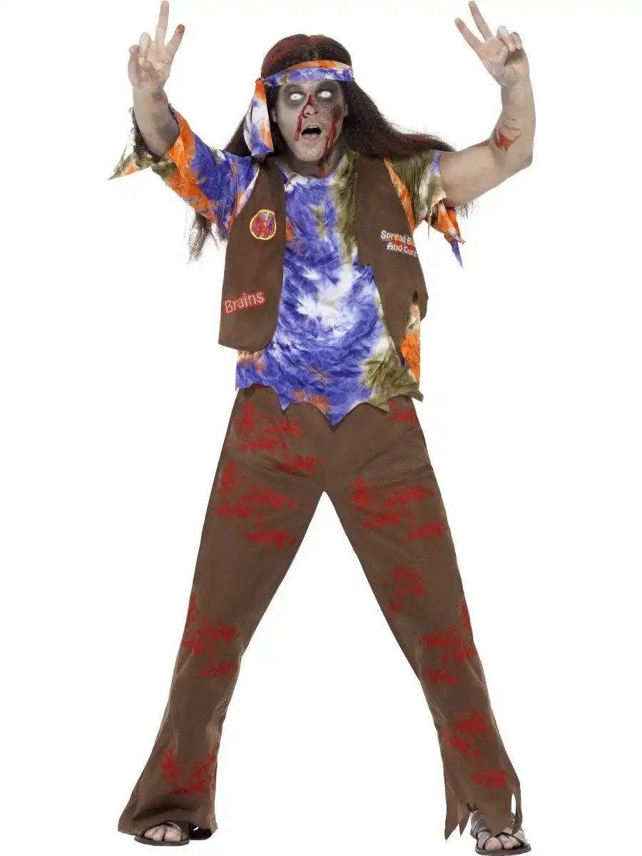 Zombie Hippie Mens Costume