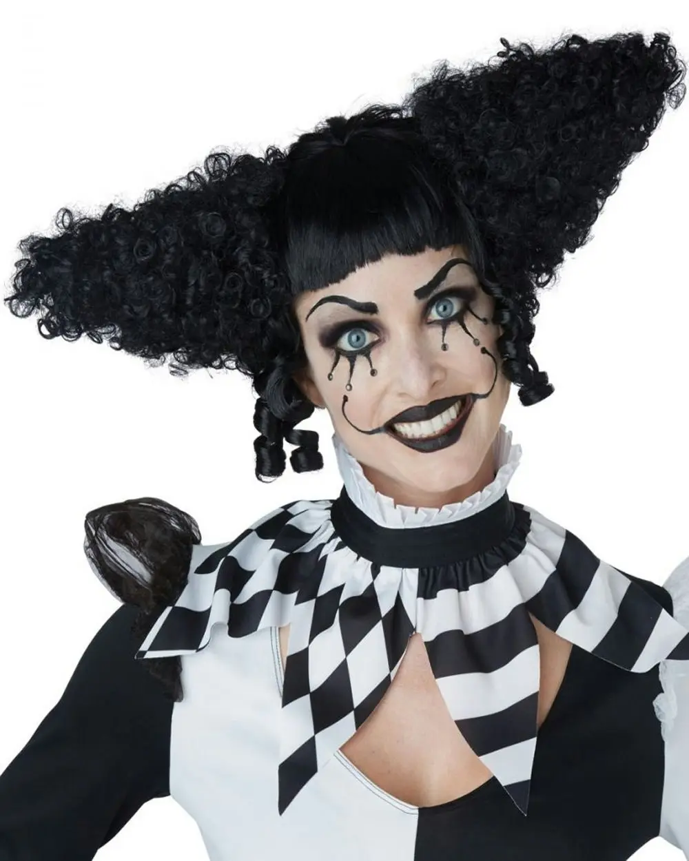 Black Creepy Clown Costume Wig Blossom Costumes Lasoo