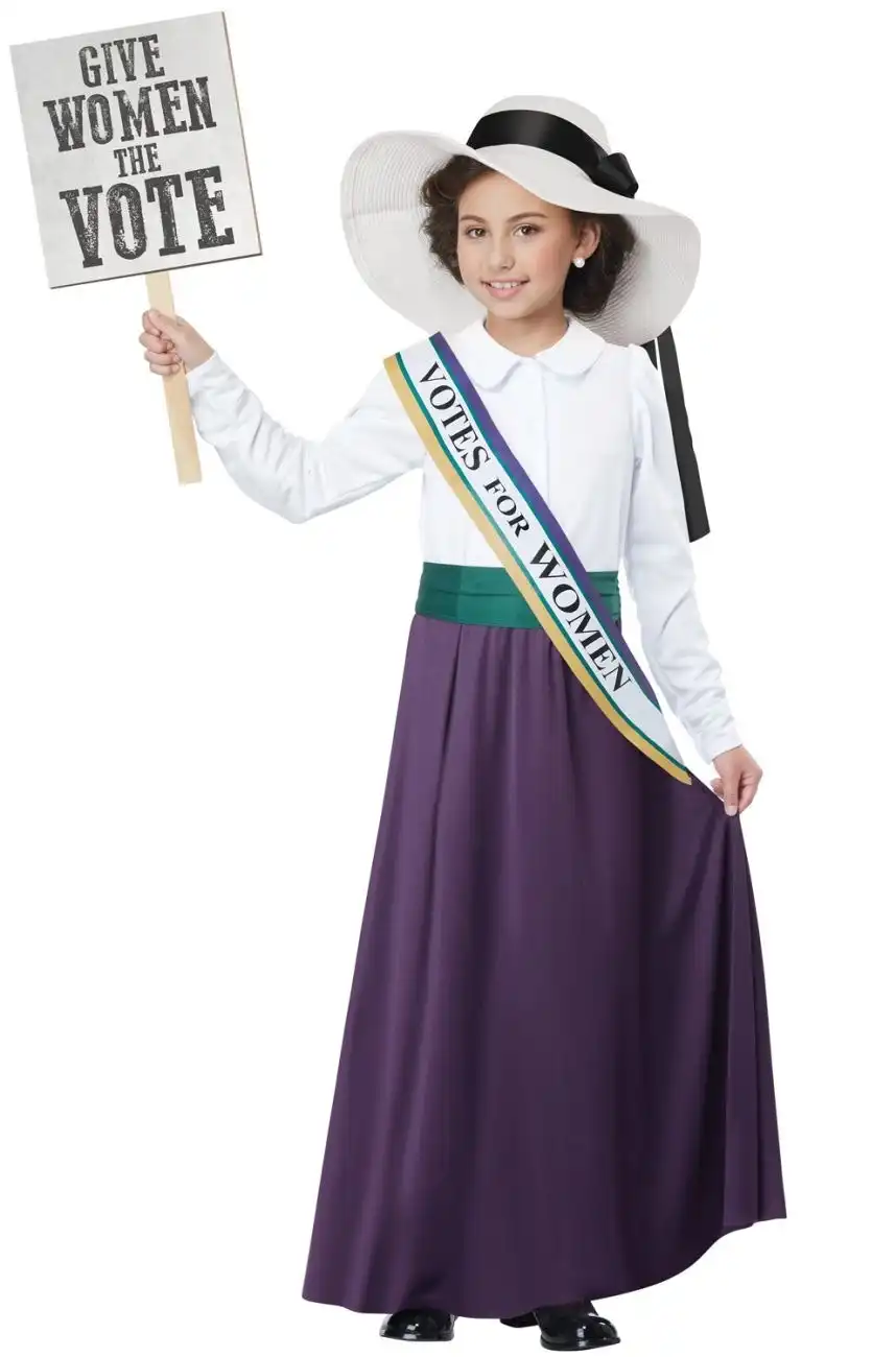 American Suffragette Girls Costume