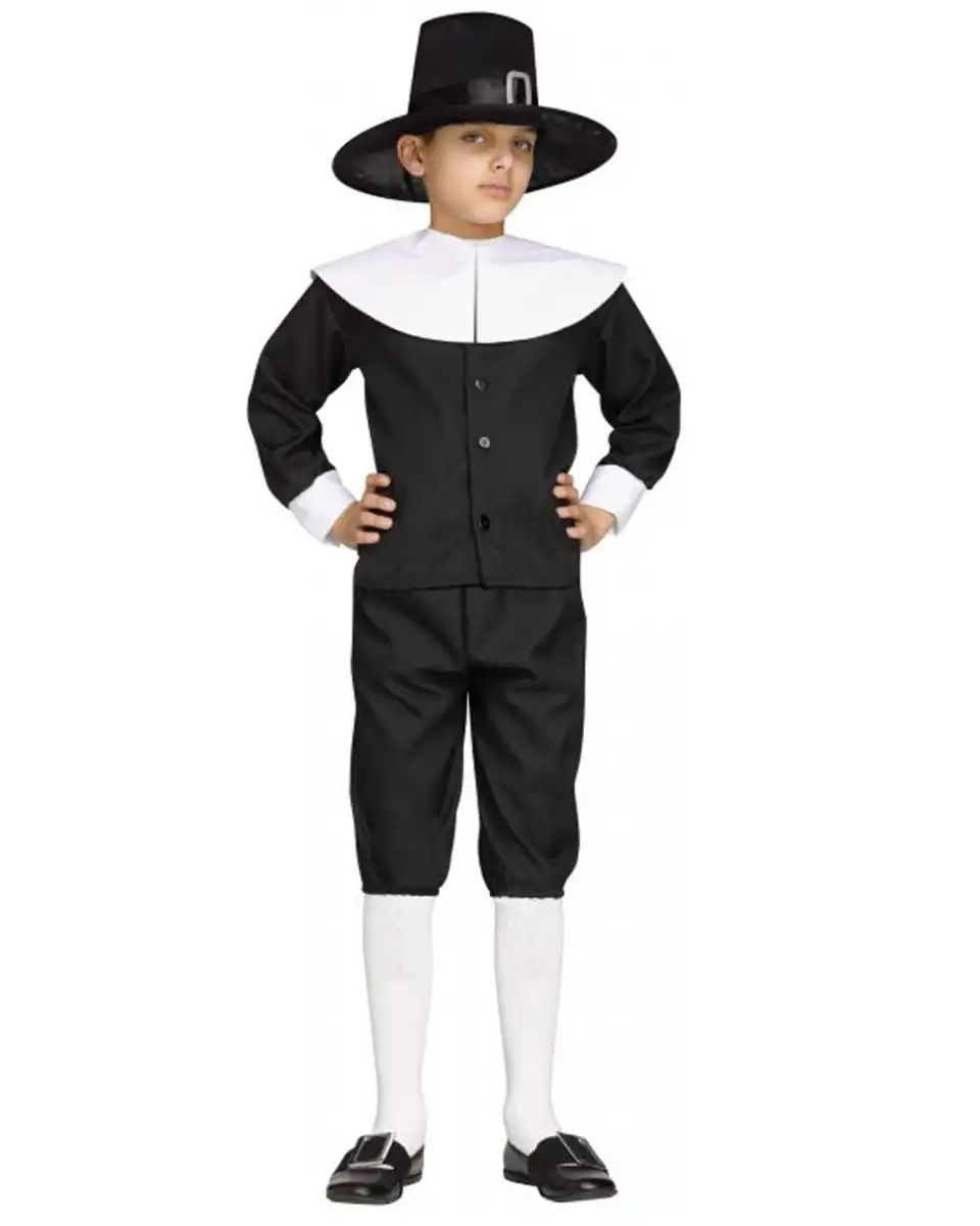 American Pilgrim Boy Child Costume