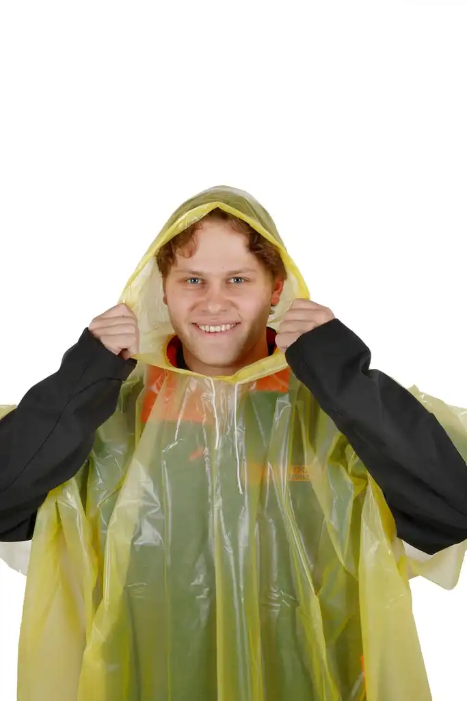 Lightweight Rain Poncho   2 Assorted Colours