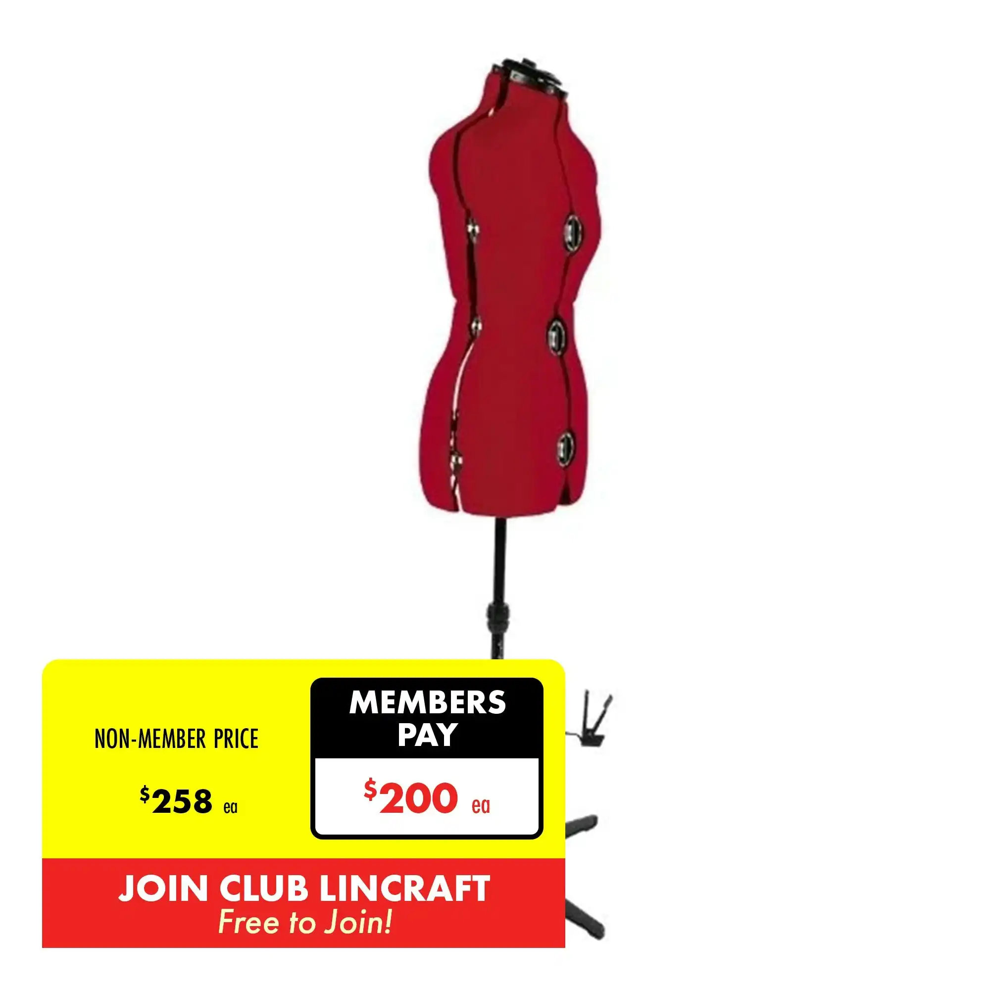 Ficio Adjustable Dress Model, Red - Small