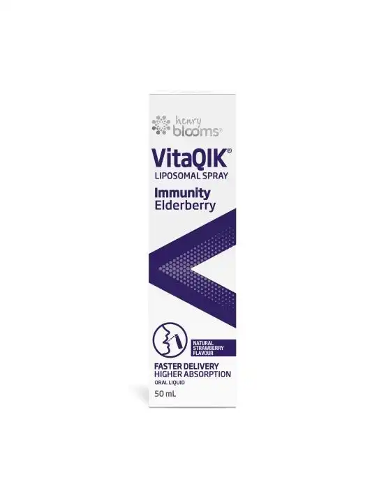 Henry Blooms VitaQIK Liposomal Immunity Elderberry 50ml