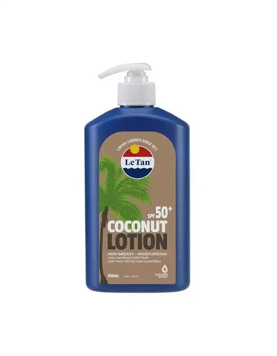 Le Tan Coconut Lotion SPF50+ 500mL