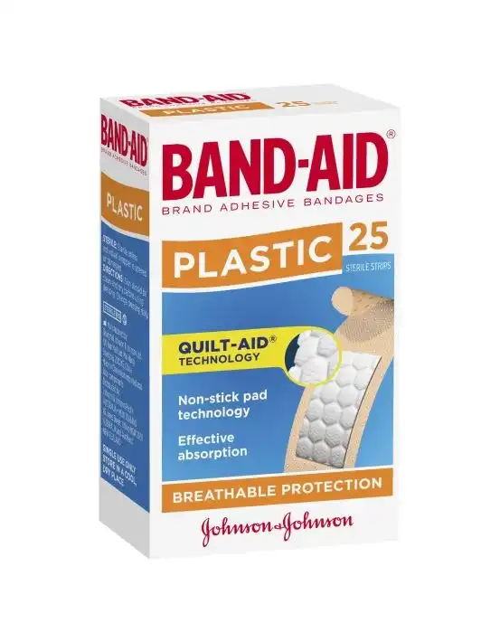 BAND-AID Plastic Strips 25 Pack