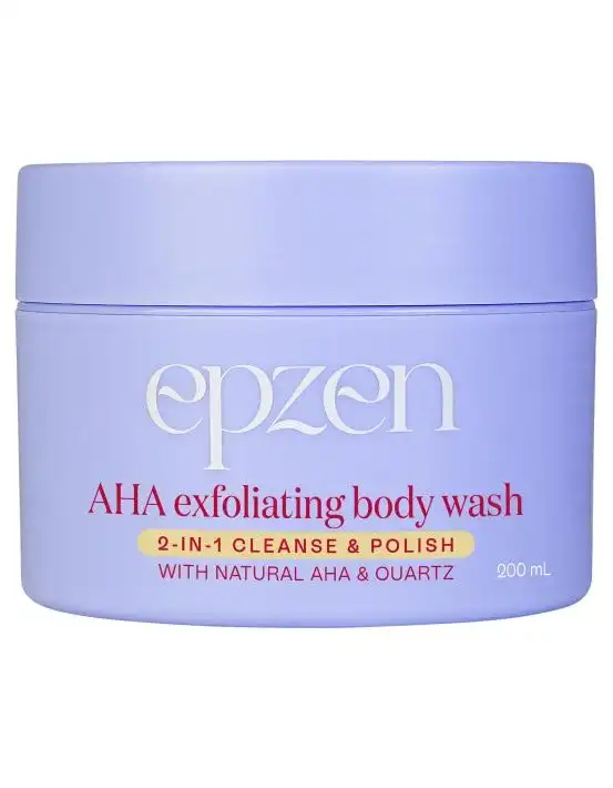 EpZen AHA Exfoliating Wash With Natural AHA & Quartz 200ml