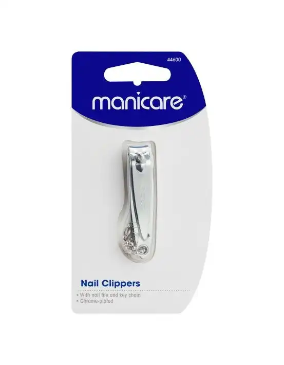 Manicare Nail Clippers With Nail File and Key Chain 
