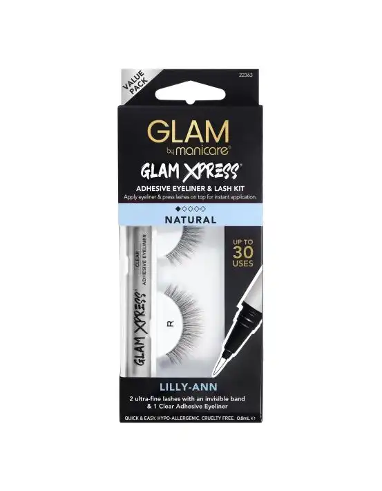 Glam by Manicare 74. Lilly - Ann Glam Xpress® Clear Adhesive Eyeliner & Lash Kit