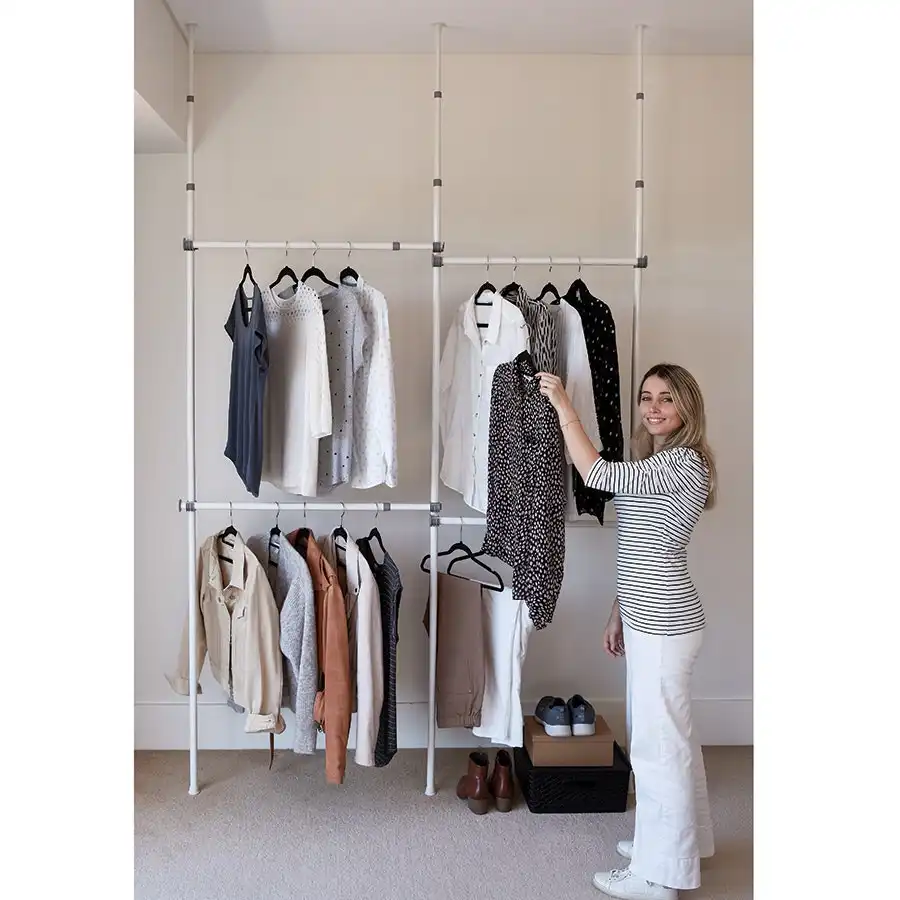 Telescopic Clothes Storage System