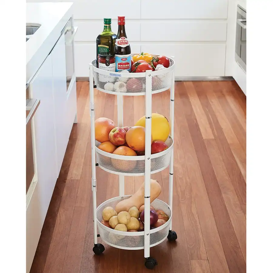 Collapsible 3-Tier Cart