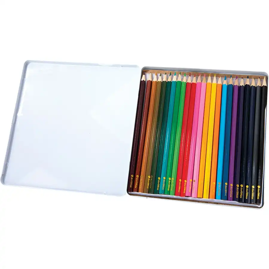 24 Premium Colour Pencils Tin