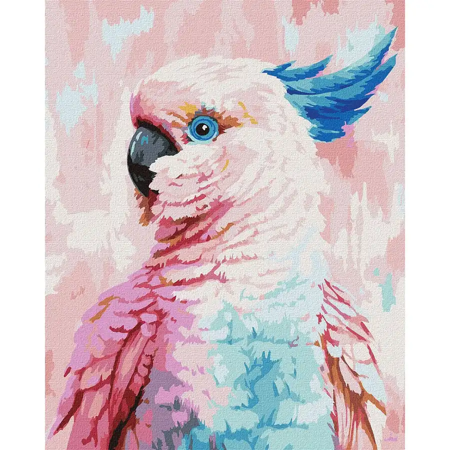 Bright Cockatoo Paint-By-Numbers