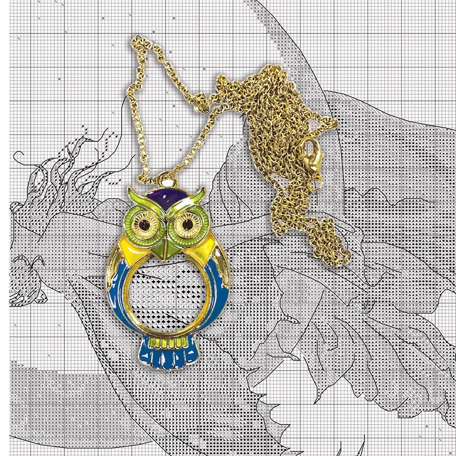Owl Magnifier with Chain
