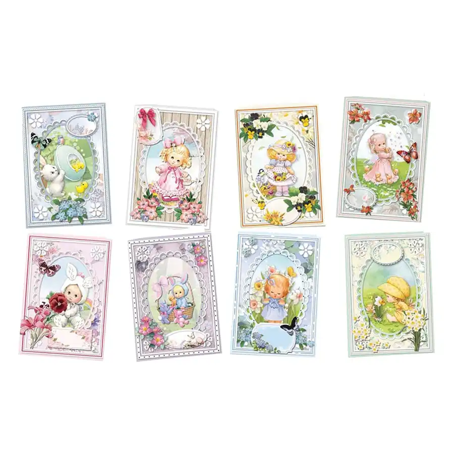 3D Cards Spring Moreheads- Paper Crafts