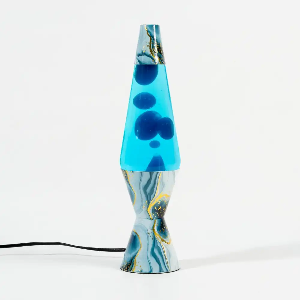 Marble Blue & Light Blue Lava Lamp