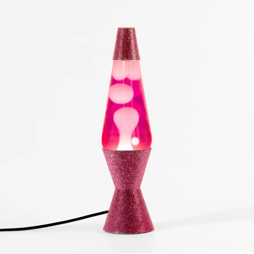 Glam Pink & White Lava Lamp