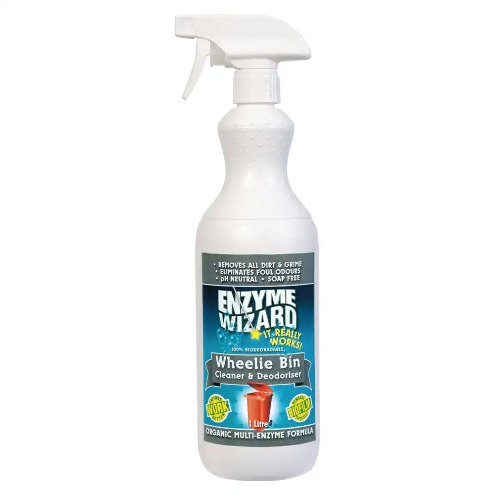 Enzyme Wizard Wheelie Bin Cleaner And Deodoriser 750ml Home Cleaning Spray