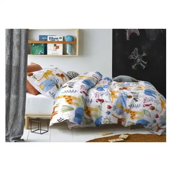 Little Jungle Glow in the Dark Quilt Cover Sets by Happy Kids