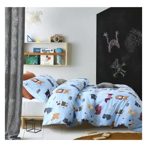Woof Glow in the Dark Quilt Cover Sets by Happy Kids