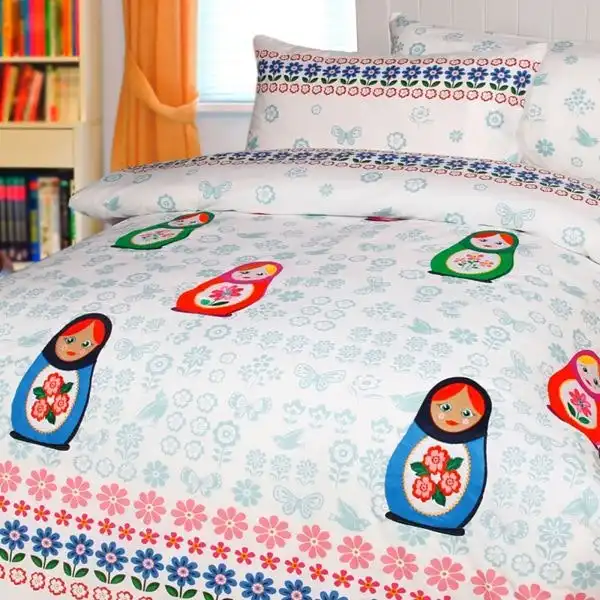 Chenka Applique Quilt Cover Sets by Happy Kids