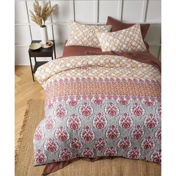 Pippa Printed Microfibre Quilt Cover Set by The Big Sleep