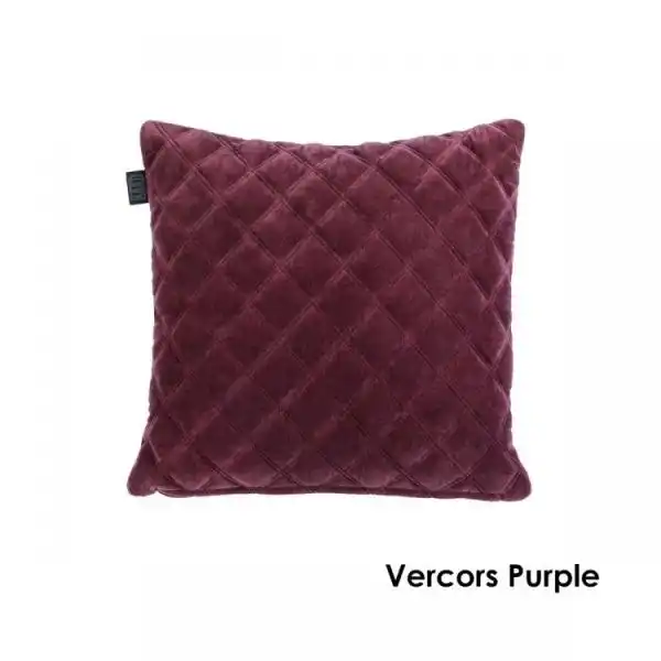 Vercors Purple Cotton Cushions by Bedding House