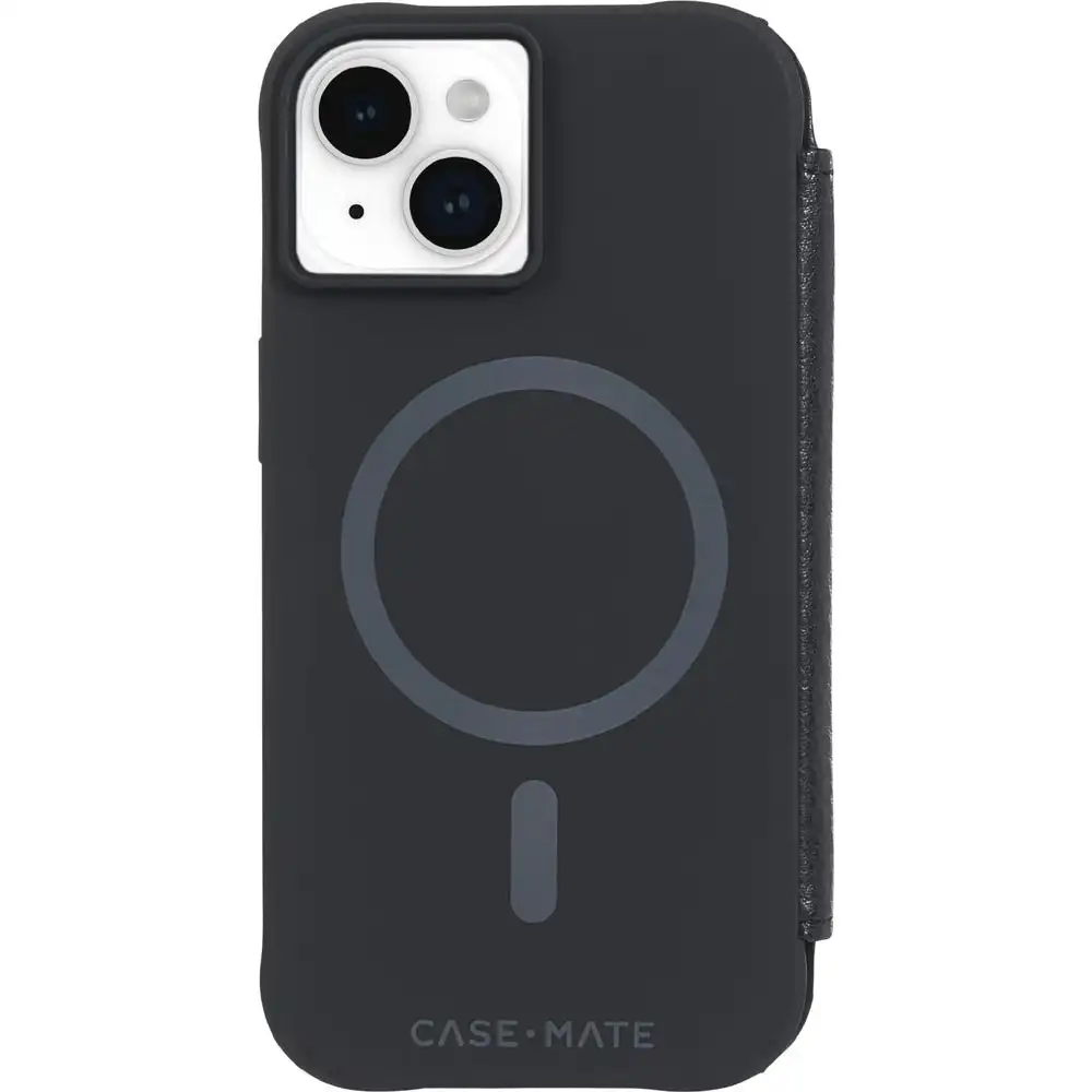 Case-Mate Wallet Folio MagSafe Case For iPhone 15 - Black
