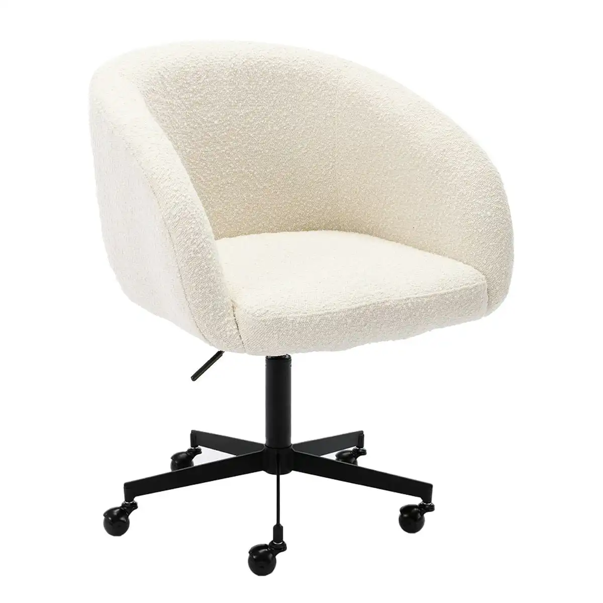 Avalon Boucle Office Chair (Black, White)