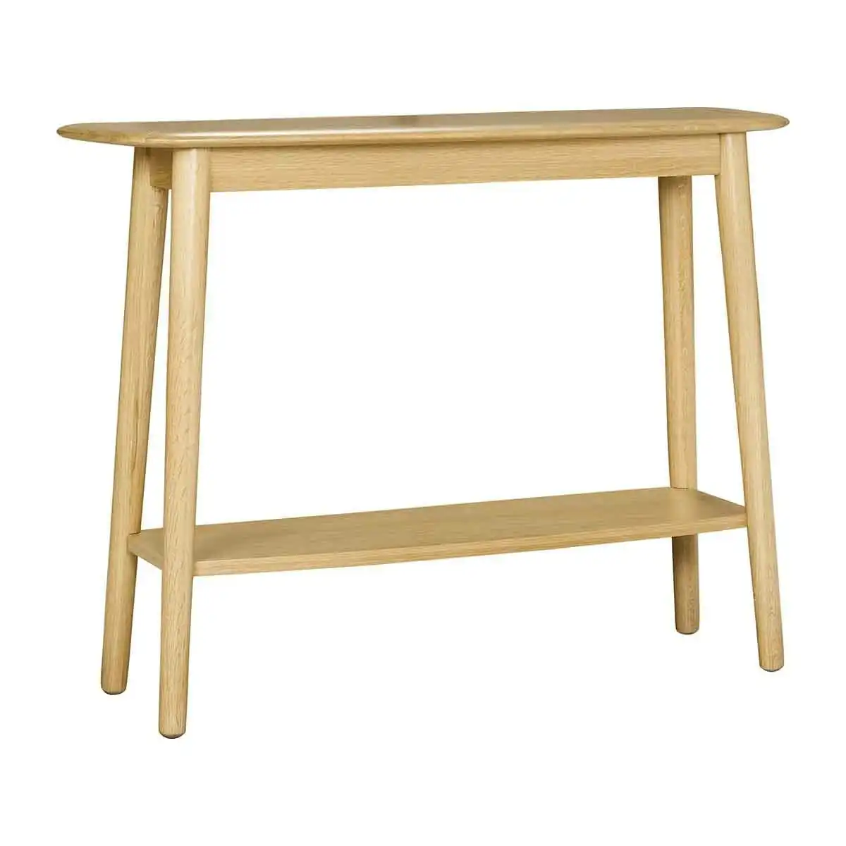 Koto Console Table with Shelf (Oak)