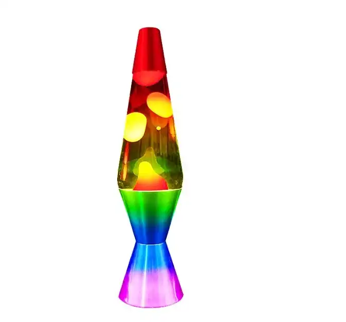 25th Hour Retro Rainbow Lava Lamp